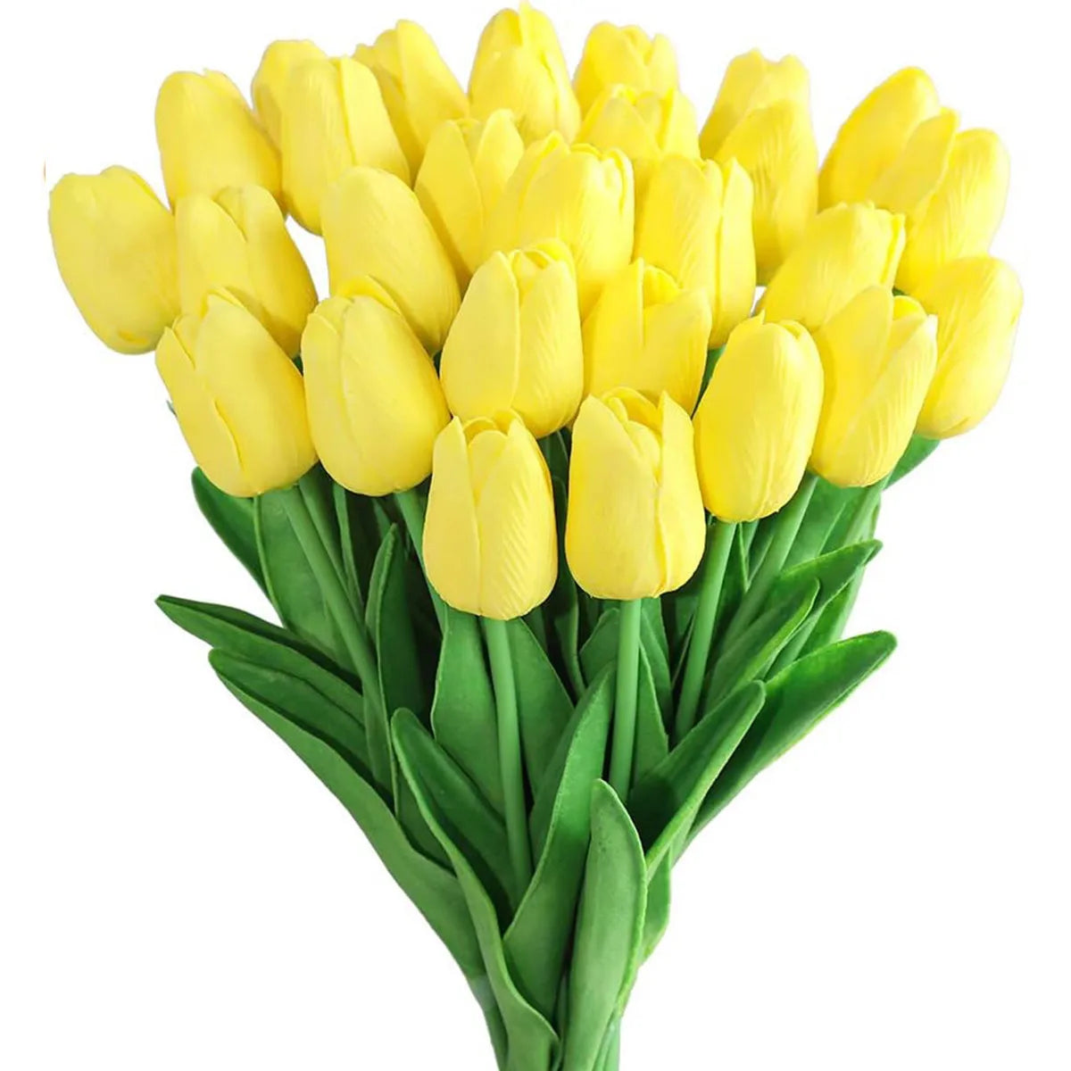 10Pcs Artificial Flower Realistic Touch Tulip Scrapbooking Vase Home Decor Wedding Garden Arch Garland Mother'S Day Bouquet Diy